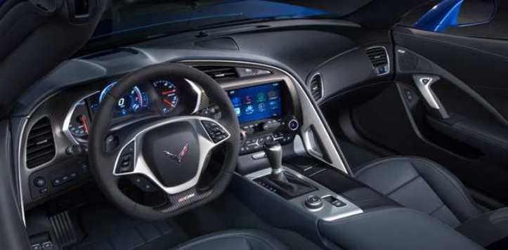 2016 Corvette Z07 interior