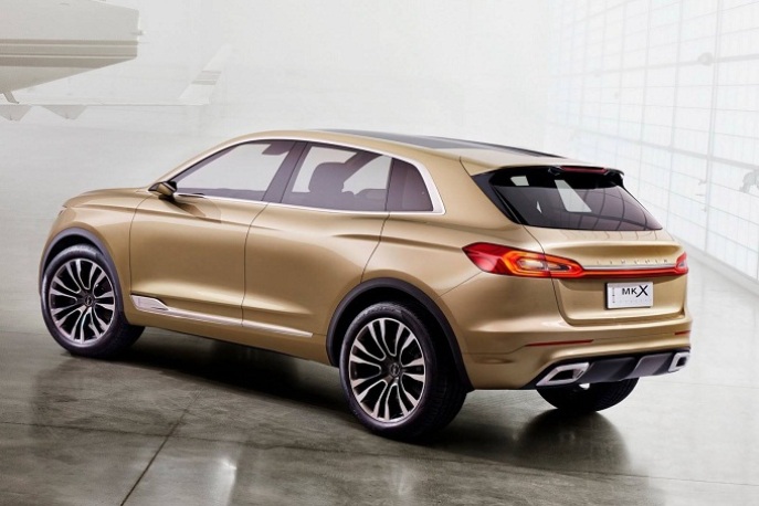 2017 Lincoln MKX car exterior concept with brown color 